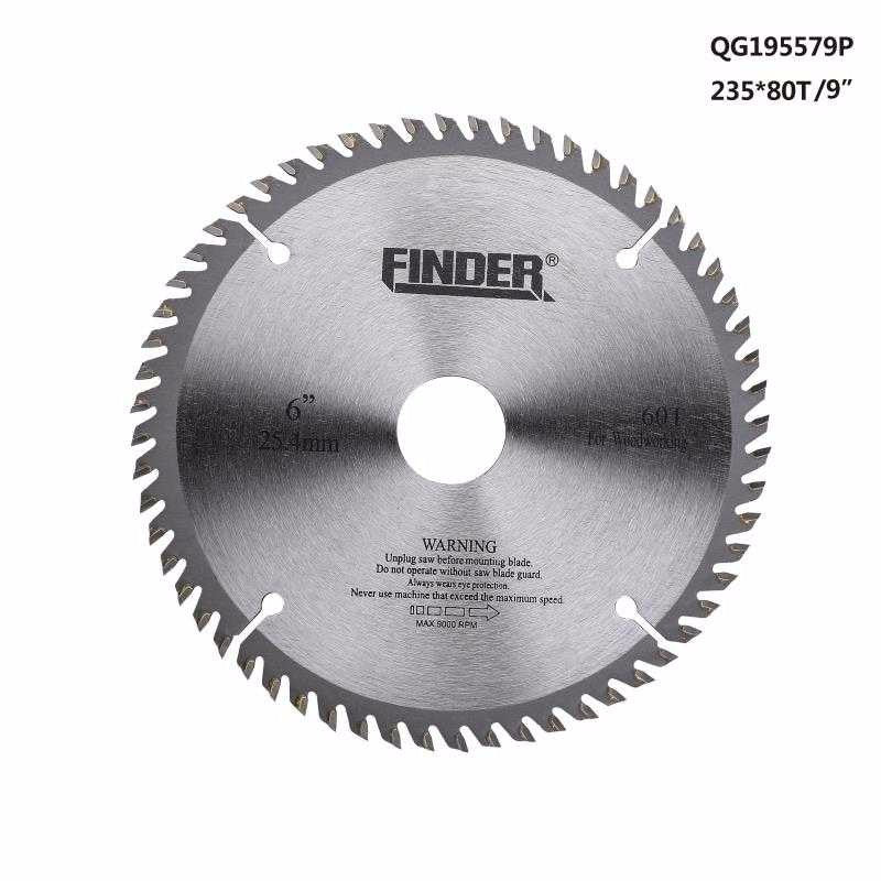 Δίσκος κοπής ξύλου - TCT - 9'' - Φ235 - 80T - Finder - 195579 Δίσκος κοπής ξύλου - TCT - 9'' - Φ235 - 80T - Finder - 195579